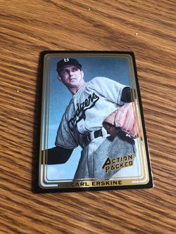 Carl Erskine Los Angeles Dodgers 1992 Action Packed Baseball Card