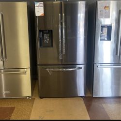 Samsung 3 Door French Door Refrigerator With Water Dispenser And Ice Maker A5V49