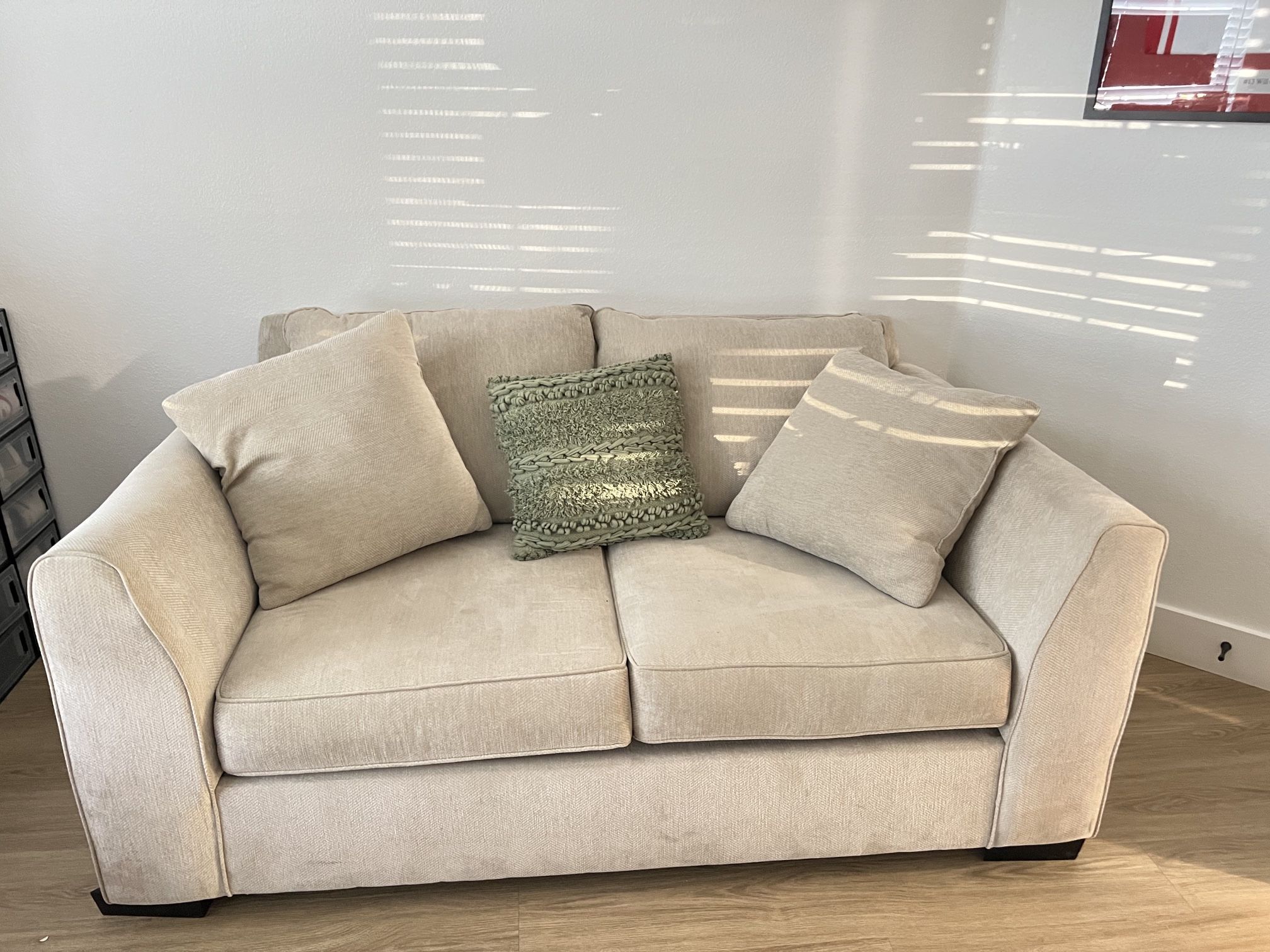 Living Spaces Beige Sofa