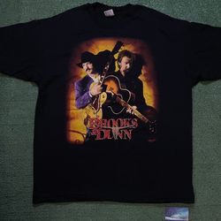 Vintage 1990s Brooks & Dunn the tour of America double sided tee