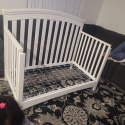 White Baby Crib