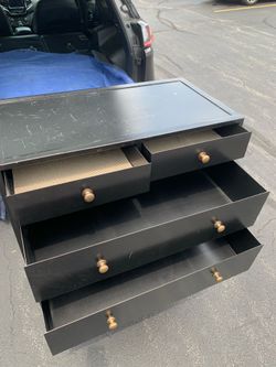Metal dresser heavy duty used as a tool box pu in elburn