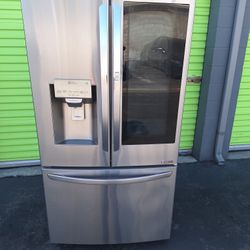 LG 3-Door Refrigerator With Instaview Window & Bottom Freezer 