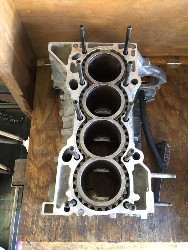 K24a2 Sleeved Block W/ Manly Turbo Tuff Rods OE Spec K24 Crank for Sale