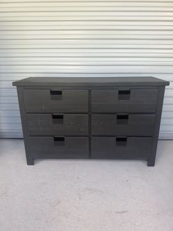 6 Drawer Dresser Base - Model home furniture