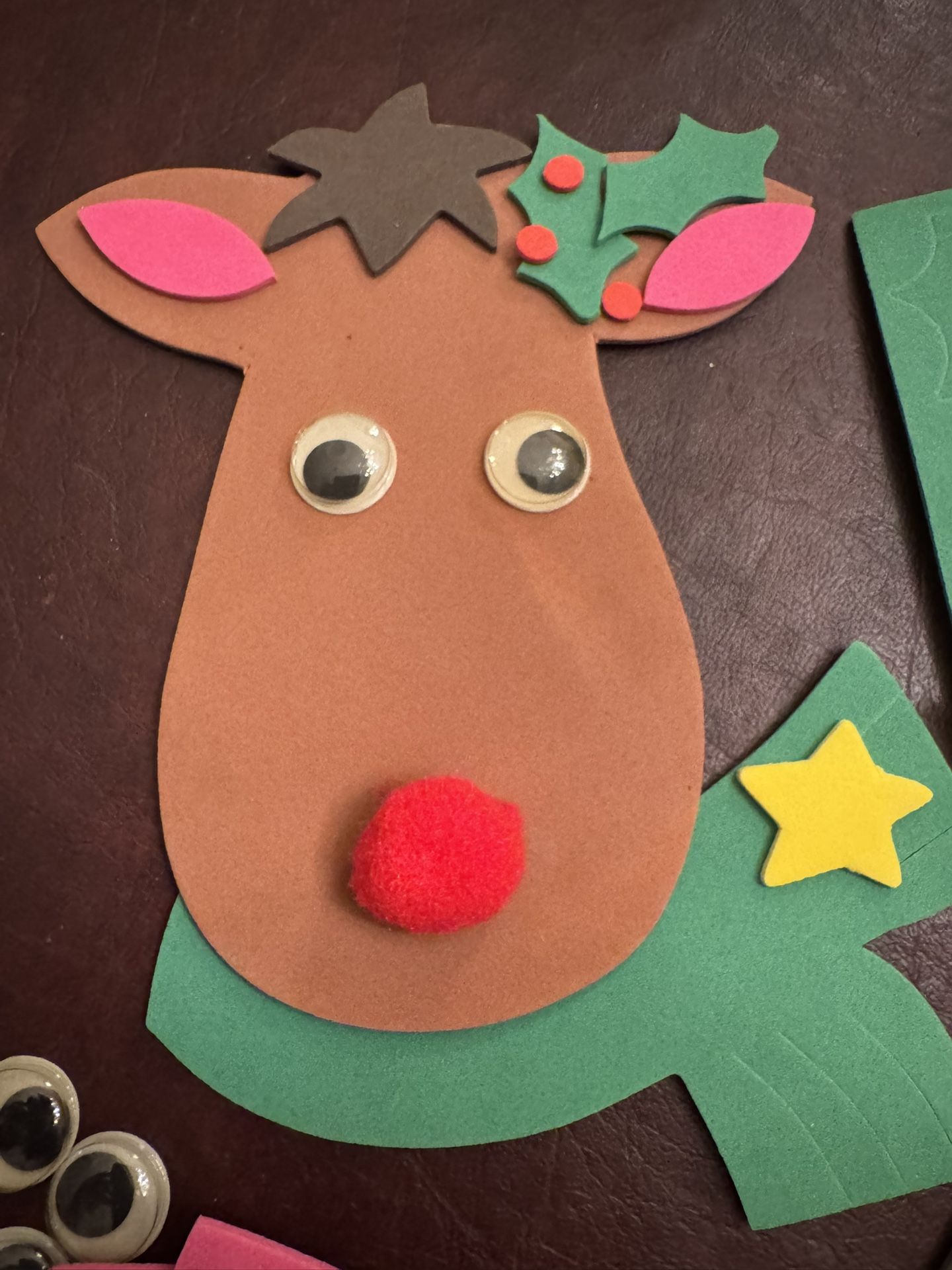 6 - Reindeer Foam Kid Craft Kits 