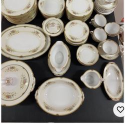 Vintage Royal China Japan Flowers / Very Rare / 71pcs