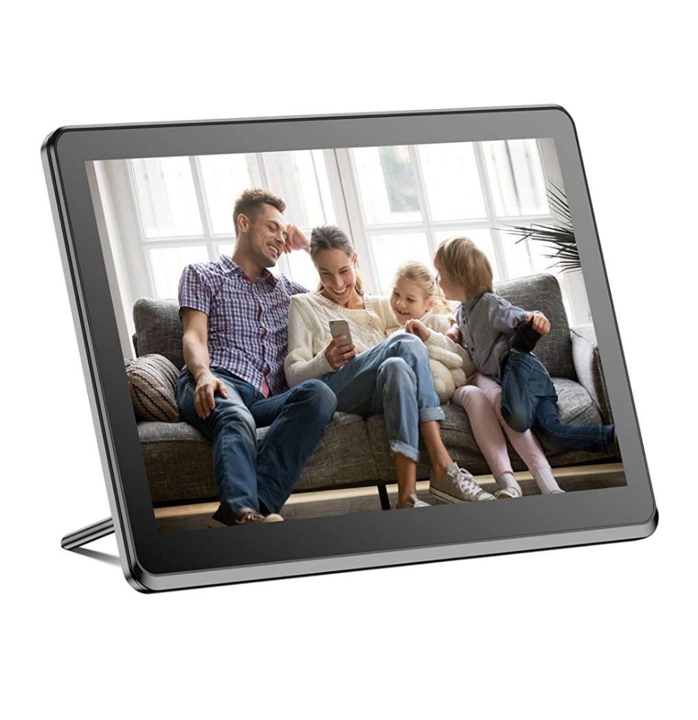 Digital Picture Frame WiFi 10 Inch Digital Photo Frame Full HD 1920x1080 IPS Touch Screen Display, Auto-Rotate, Share Photos and Videos via App, Emai