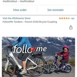 Kids bike Attachment~ Follow Me