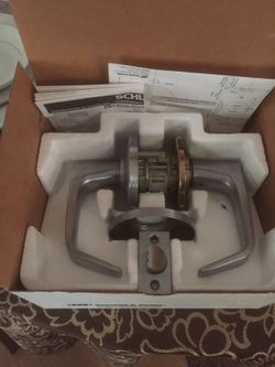 SCHLAGE OFFICE DOOR LEVER NEW