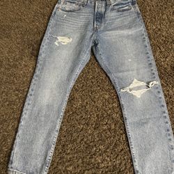 Levi's Women's Premium 501 Skinny Jeans size 32x28