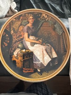 Norman Rockwell Plates With COA