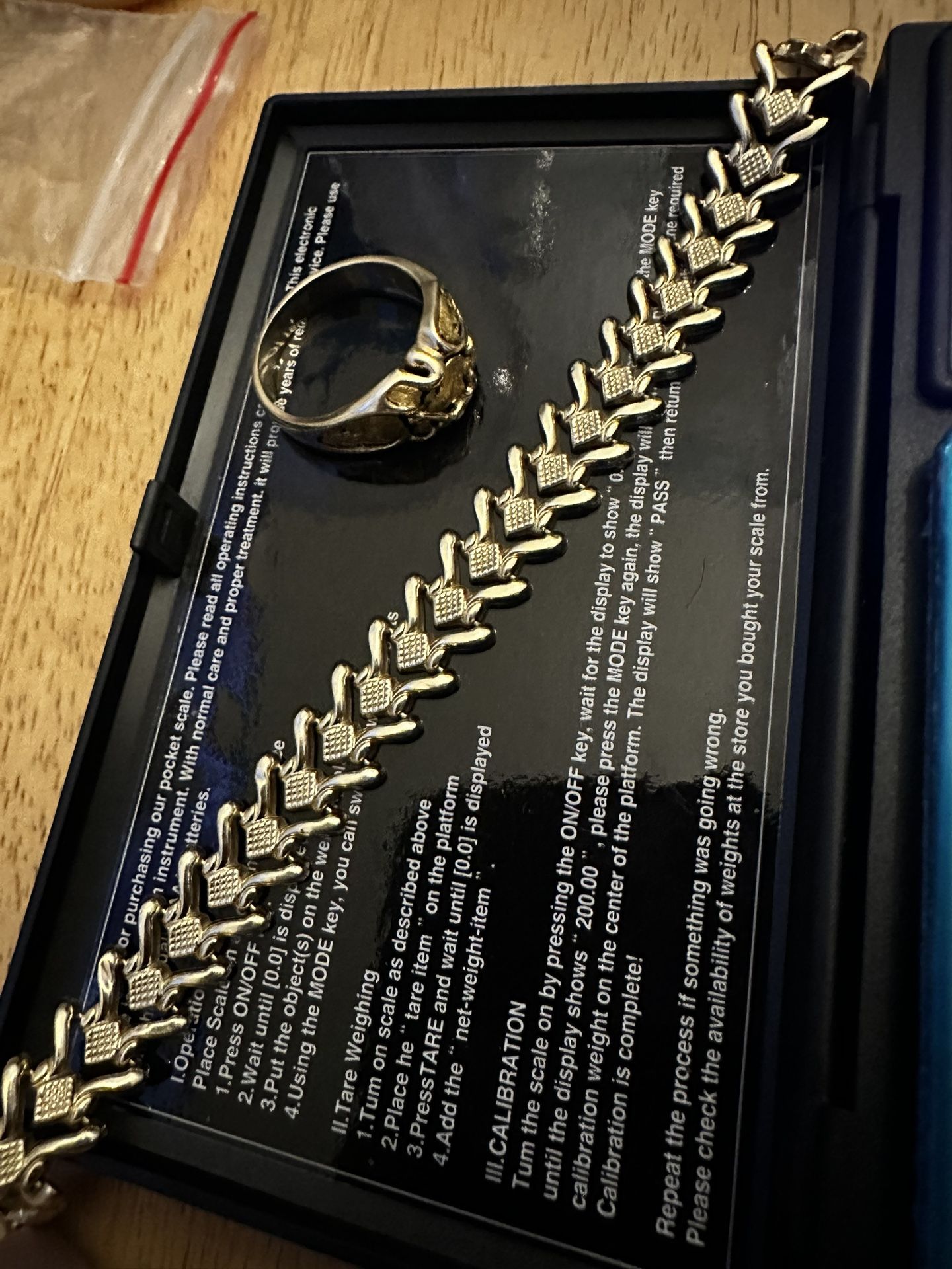 Gold Pieces Ring & bracelet