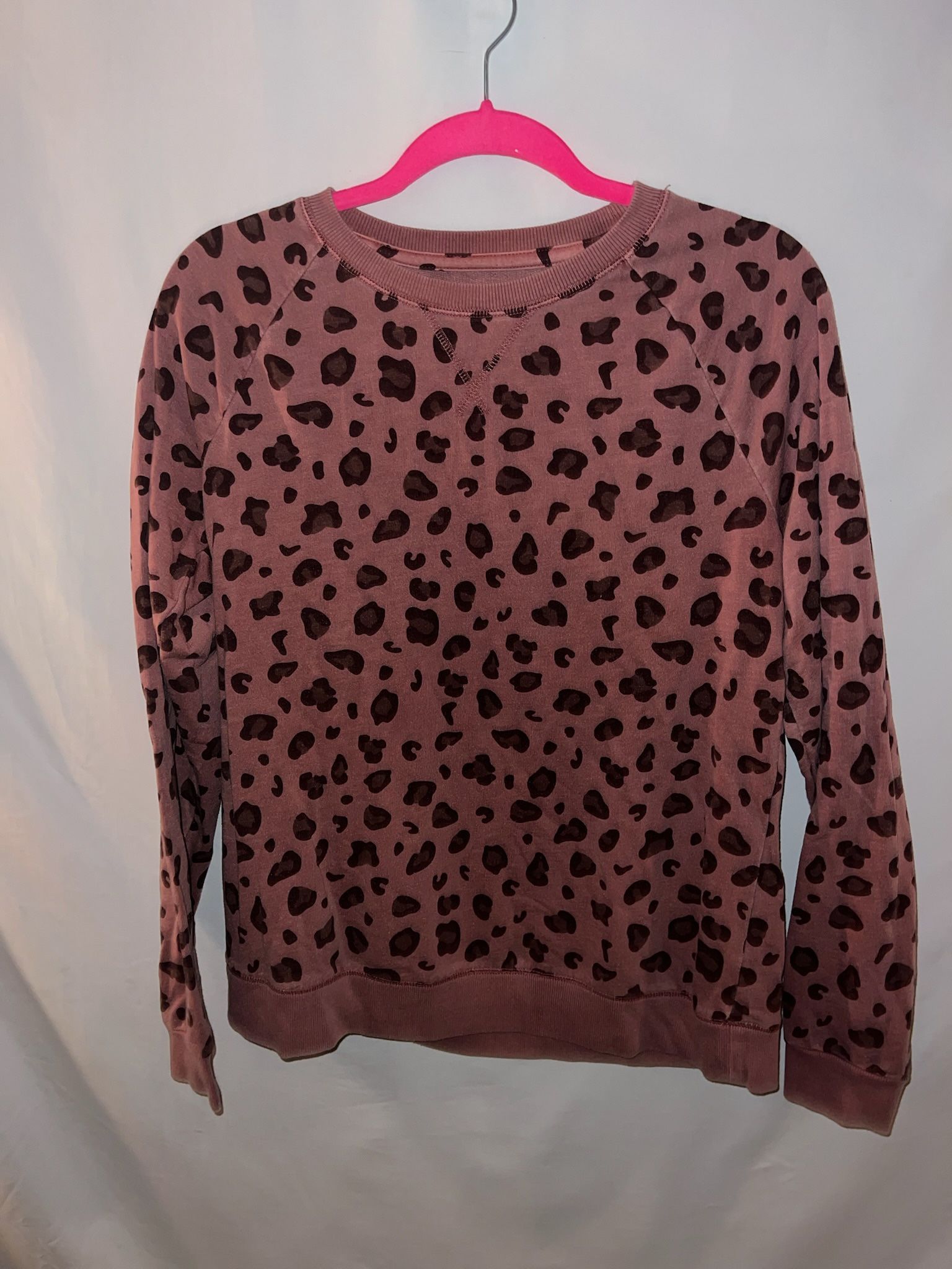 Sonoma cheetah print women’s sweatshirt size medium