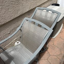 Free Aluminum Rotating Patio Chairs Set Of 2