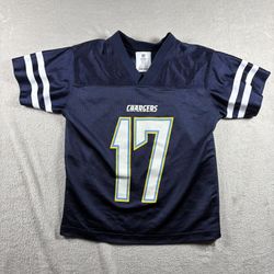NFL Team Apparel San Diego LA Chargers Philip Rivers Youth S 8 Blue Jersey #2B