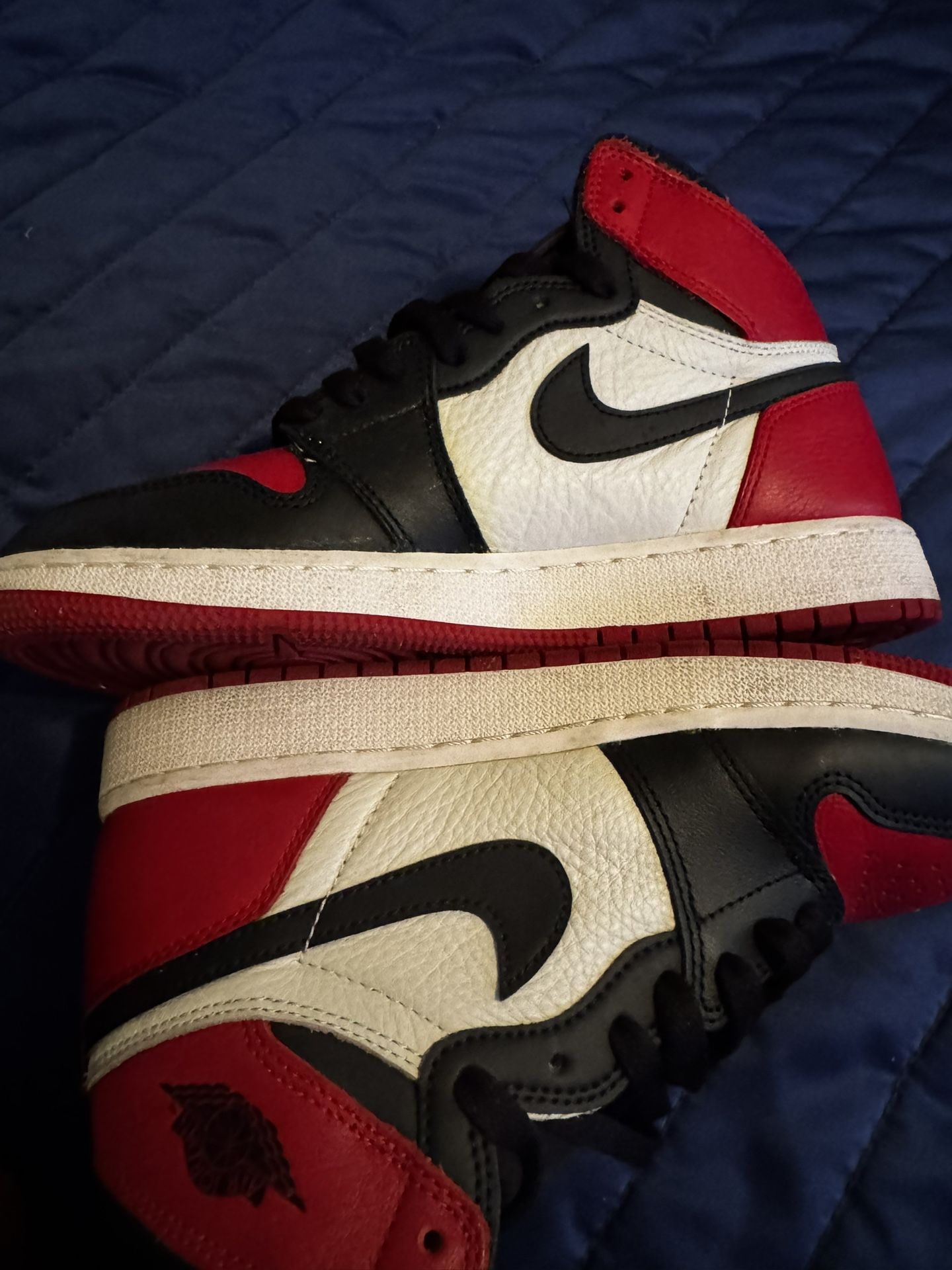 Air Jordan 1 Bred Toe Size 6.5