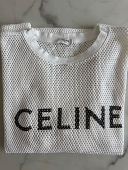 CELINE Loose Mesh T-Shirt - S