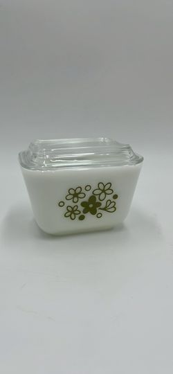 Vintage Pyrex Spring Blossom Refrigerator Dish