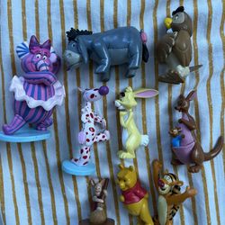 Winnie The Pooh Figures Toys Lot 