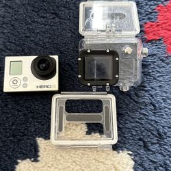 GoPro HERO3 with Plastic Case - Excellent Condition, Waterproof Camera