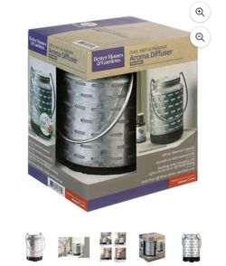 Better Homes & Gardens Cool Mist Ultrasonic Aroma Diffuser, Galvanized, 100 mL