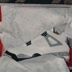 Jordan 4 Retro White Cement Size 10.5 Men 