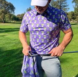 Golf Gods Tequila Shot Clip on towel 40cm x 75