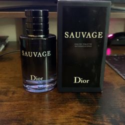 Dior Sauvage EAU DE TOILETTE ( around 90-95% full )