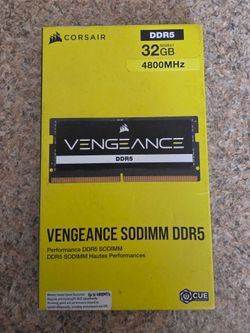 Corsair Vengeance SODIMM DDR5 32GB (1x32GB) 4800MHz CL40 laptop memory module