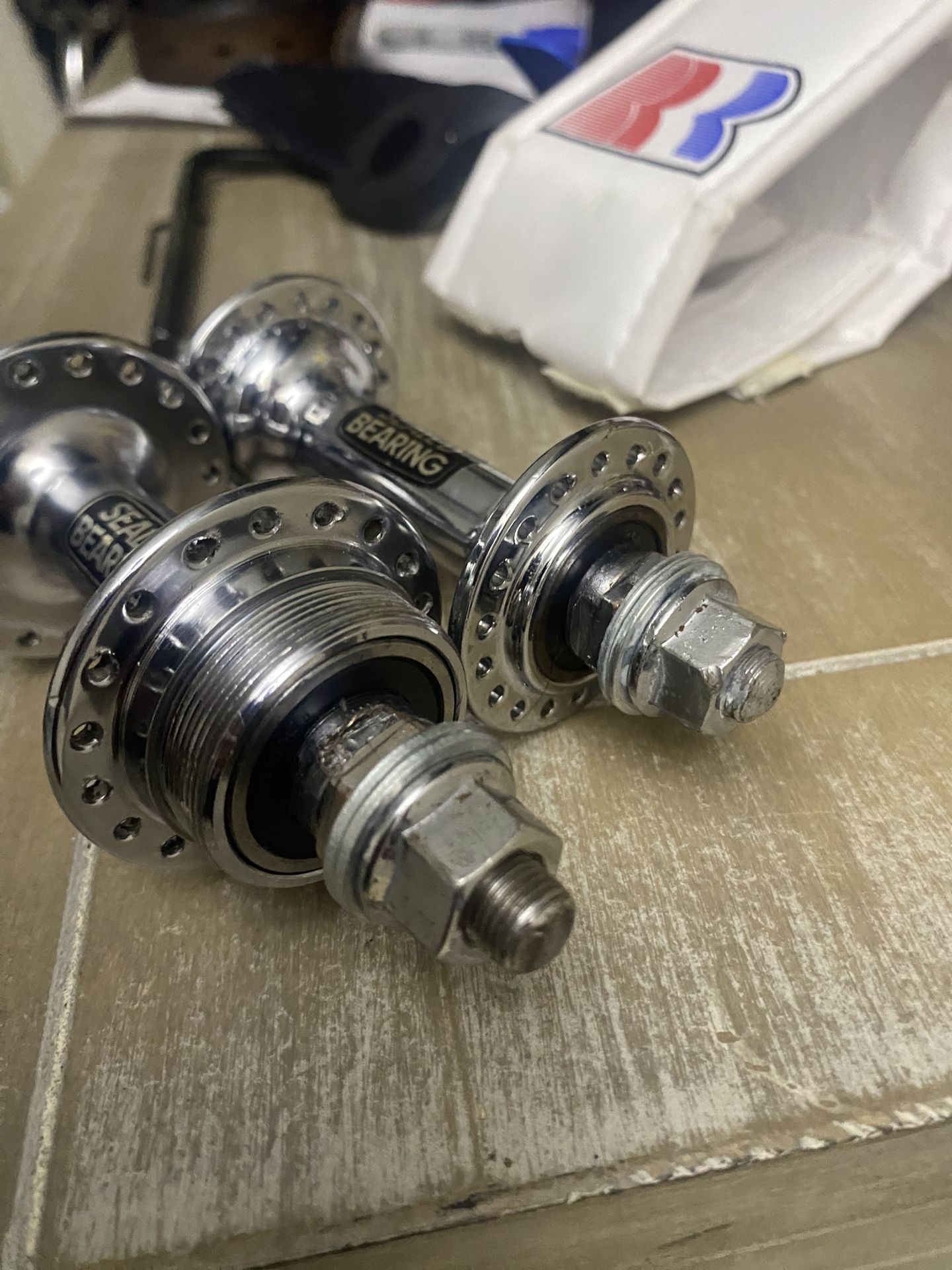 Suzue Bmx Hubs SUZUE BMX CARBON HUB SET 3/8 36H 新品未使用