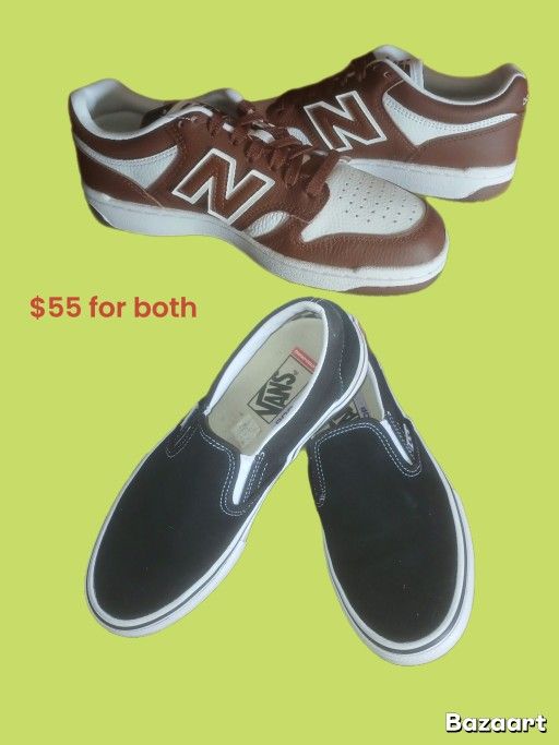 Vans And New Balance Men's 7.5