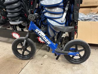 Used Strider Balance Bicycle In Blue