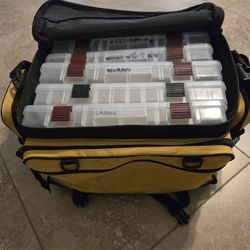 Fishing Tackle Bag W/organizers 