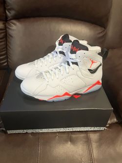 Nike Air Jordan 7 Retro White Infrared Size 11