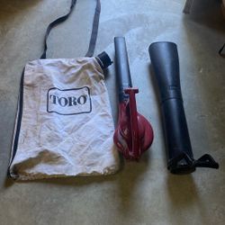 Toro rake And vac Electric Blower