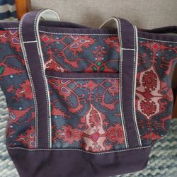 Lands End Small Tote Bag