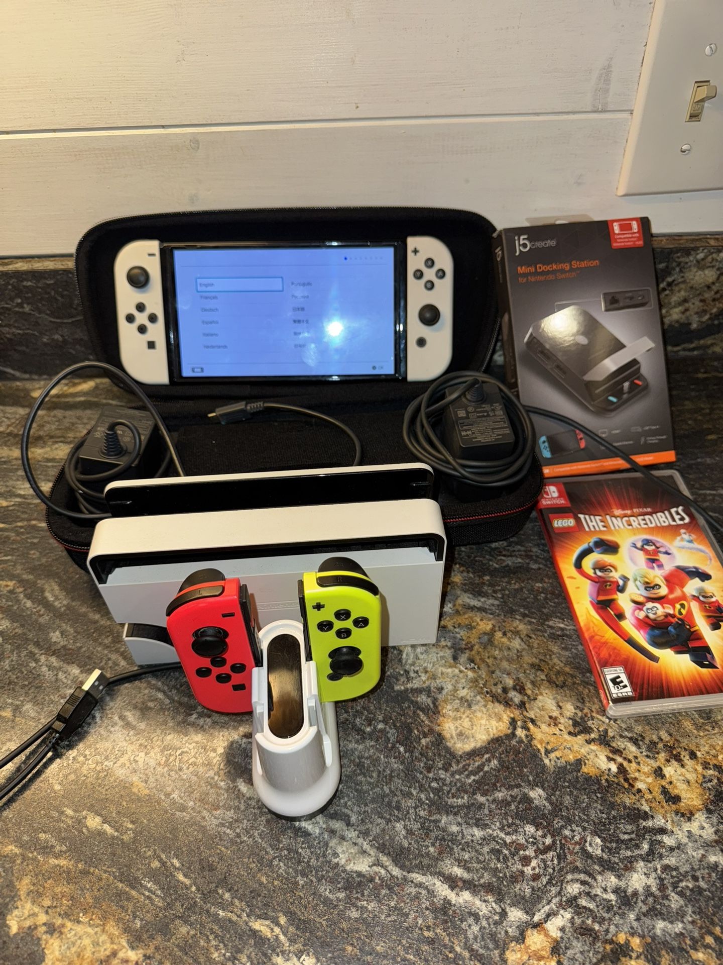 Nintendo Switch Oled With Extras