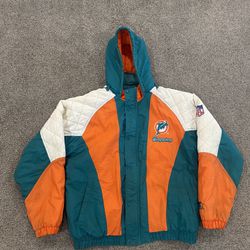 Vintage NFL Dolphins Starter Jacket Men’s Size XL. 