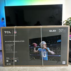 55” TCL 4K QLED 