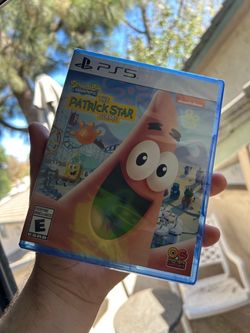 SPONGE BOB SQUARE PANTS ( THE PATRICK STAR GAME ) PLAYSTATION 5 💯% BRAND NEW & SEALED! 🙀
