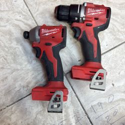 Milwaukee M18 Drill And Impact Tool Only Saw