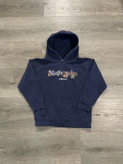 Vintage Walt Disney World Kids Magic Kingdom Navy Blue Hoodie