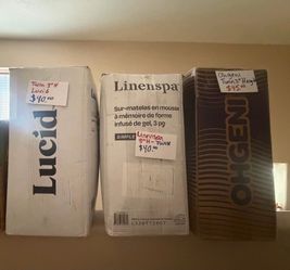 Prices in picture. New twin mattress toppers. Russell/Boulder area.