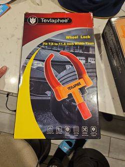 Twin bar Steering wheel lock & Wheel lock for tires