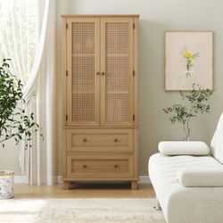 Wooden Accent Cabinet Armoire