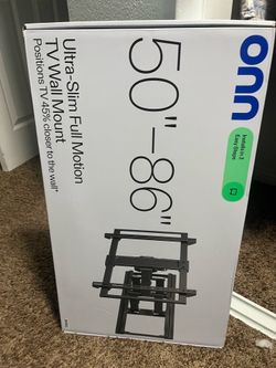 ONN Ultra Slim full motion tv wall mount 50”86”