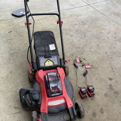 Craftsman Electric Lawn Mower- Two Batteries Work, Mower Randomly Stopped 