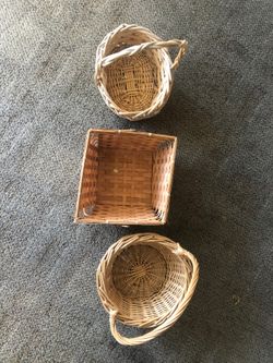 Wood baskets