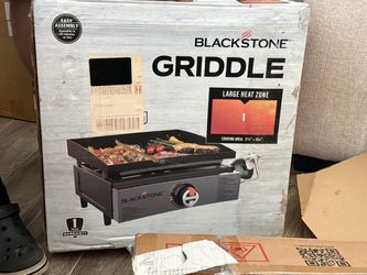 Griddle, base for umbrella, wooden pot, lamp
